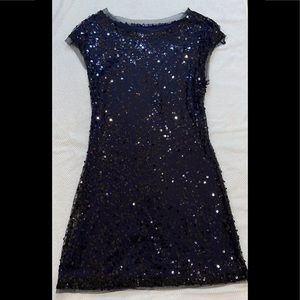 Black Sequin Dress